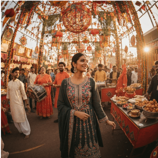 Embroidered Heritage Kurti